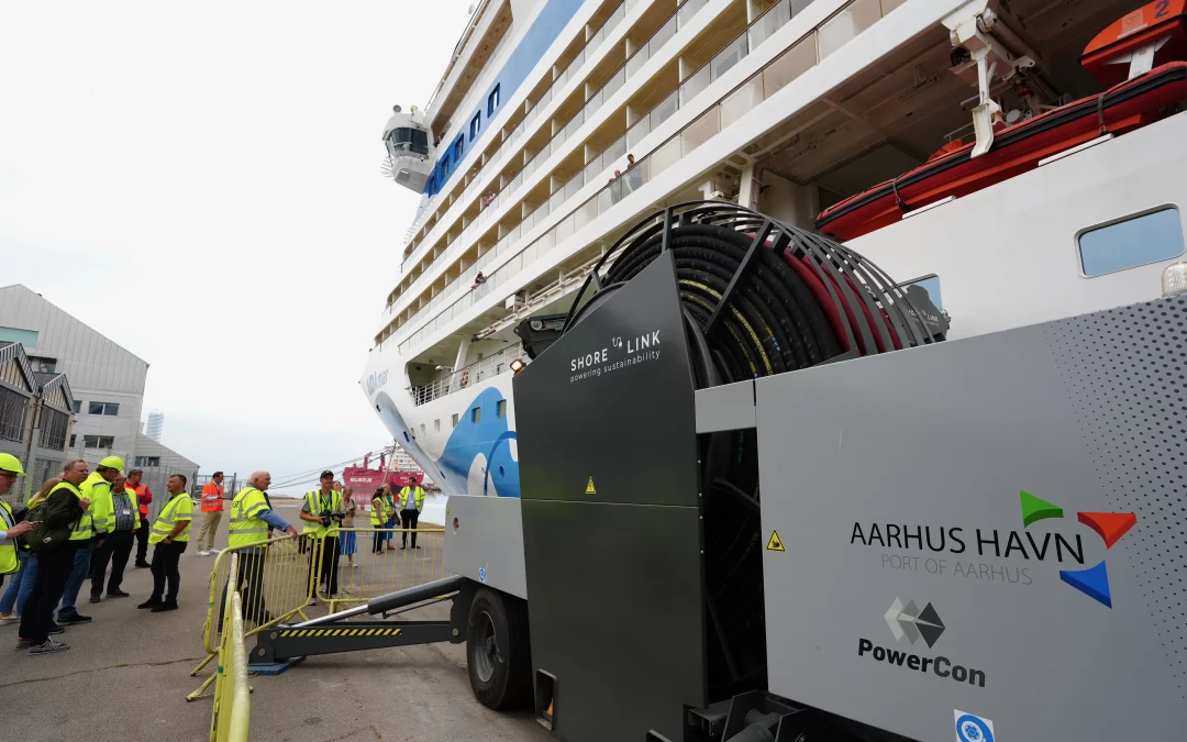 AIDA Cruises – Eröffnung der ersten Landstromanlage Dänemarks