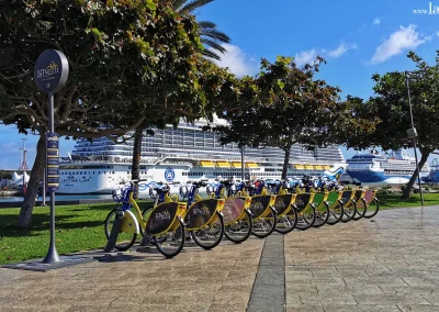 Las Palmas - Fahrradstation am Hafen