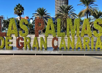 Las Palmas de Gran Canaria Schriftzug