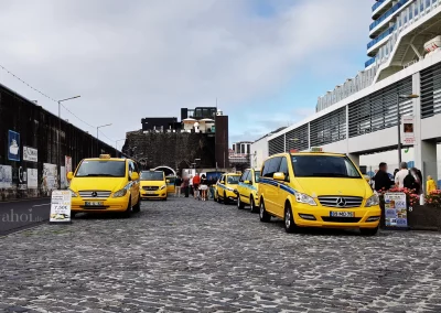 Funchal - Taxis am Liegeplatz