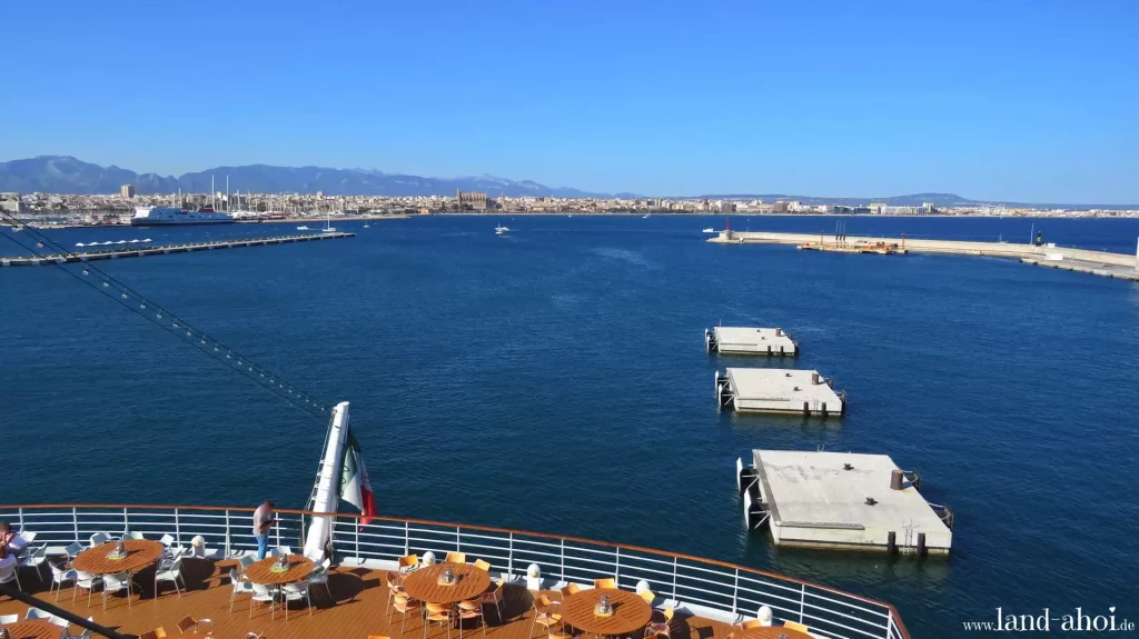 Palma de Mallorca - Kreuzfahrthafen - Liegeplatz