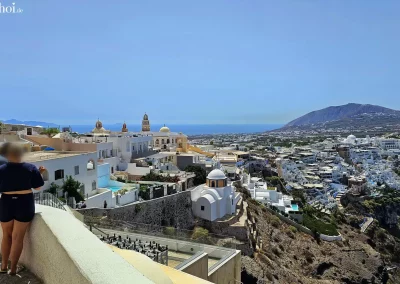 Blick auf Fira
