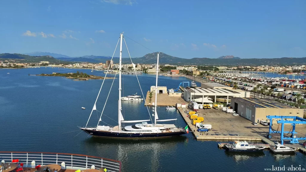 Olbia - Kreuzfahrthafen - Liegeplatz
