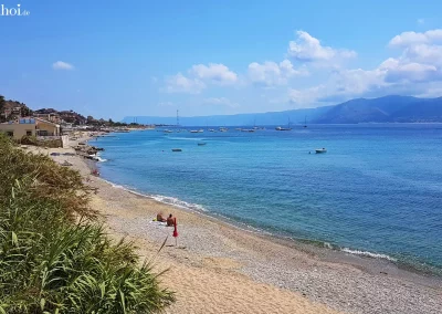 Strand zwischen Messina und Torre Faro