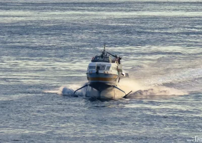 Tragflügelboot bei Messina