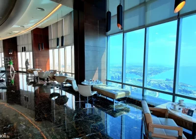 Abu Dhabi - Etihad Towers - Observation Deck at 300 - Cafe