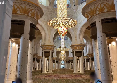 Abu Dhabi - Scheich-Zayid-Moschee Gebetsraum