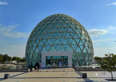 Abu Dhabi - Scheich-Zayid-Moschee - Besucherzentrum Eingang