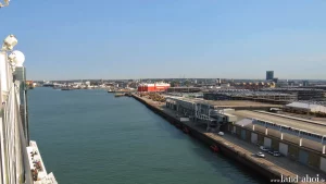 Southampton - Kreuzfahrthafen - Liegeplatz